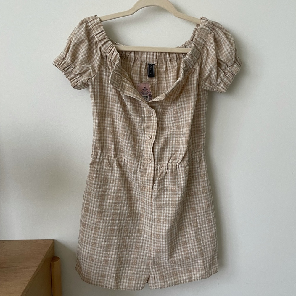 Plaid romper new